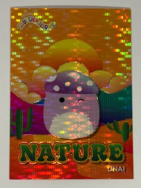 🏜️ 2025 PANINI SQUISHMALLOWS SERIES 2 ORANGE PULSAR NATURE UNAI CARD 084/215